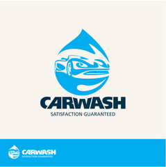 car wash vector logo