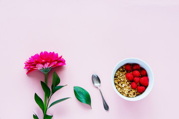 Flower and granola