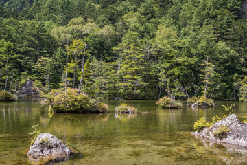 Fototapeta na wymiar Kamikochi , A popular resort in the Northern Japan Alps of Nagano Prefecture
