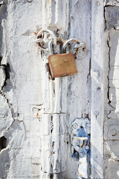 Padlocked Door