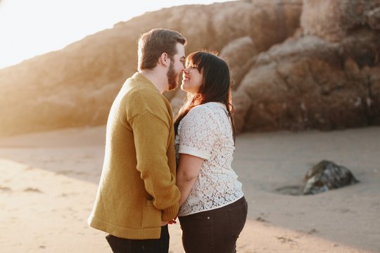 Lovers at the Sutro Baths