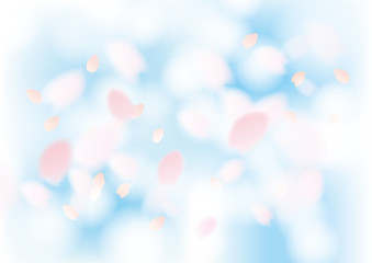桜ふわり ふわり 花びら