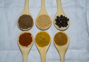 Colorful spices