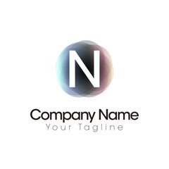 N LETTER LOGO TEMPLATE