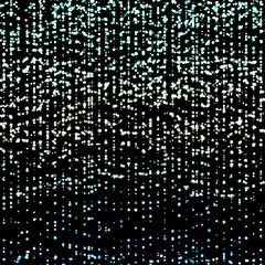 Abstract vector glitter background. Composition of glowing dots.