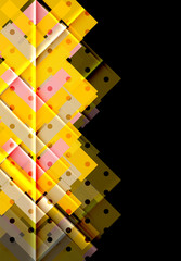 Color arrows on black background