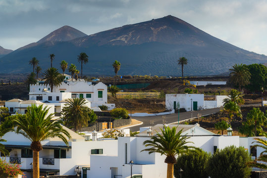 Street sketches in the village of Yaiza. Lanzarote. Canary Islands. Spain