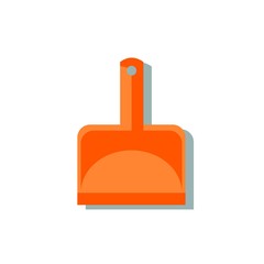 Scoop cleaning icon. Simple illustration of scoop vector icon for web