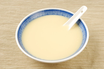 China traditional food - soy bean milk