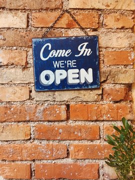Come in we're open