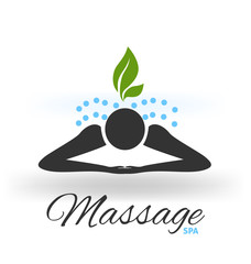 Massage icon logo vector - 187418995