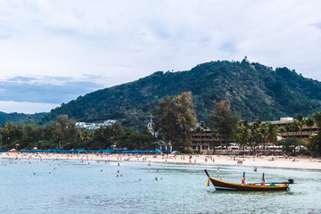 Fototapeta na wymiar Kata Beach in Phuket Island, Thailand
