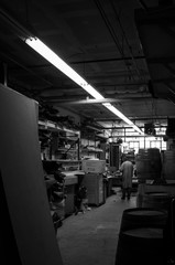 craftsman working warehouse