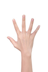 conceptual picture of hand with bracelet trying to catch the light that come from the background