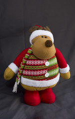 RENO CHRISTMAS ORNAMENT gray background