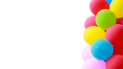Fototapeta na wymiar colourful balloon background