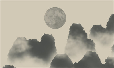 Ink painting © zhouyilu