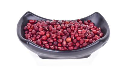 red beans isolated on white background