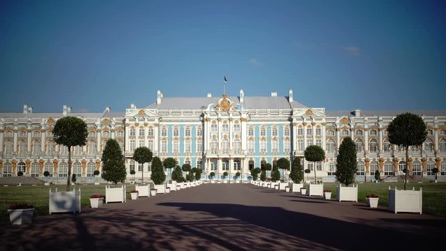 Katherine's Palace hall in Tsarskoe Selo Pushkin, Russia