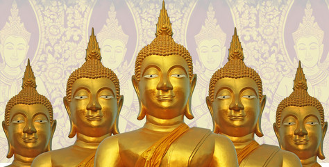 golden buddha statue
