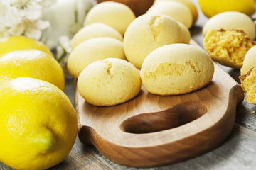 Homemade lemon cookies