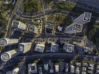 Fototapeta premium tel aviv, israel Park Tzameret is a newly built residential neighborhood of Tel Aviv, Israel, currently under construction in the east-central side of the city