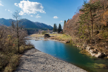 The view at Dakigaeri Valley, Akita, Japan