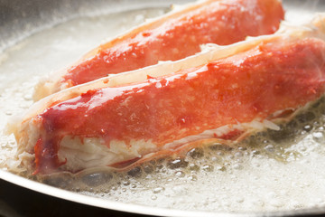 タラバガニのバター焼き