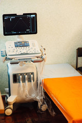 ultrasound machine in a hospital for children