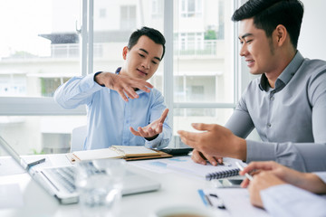 Obraz premium Meeting of marketing department