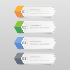 Sticker label colorful set