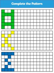 Education logic game for preschool kids. Vector Illustration