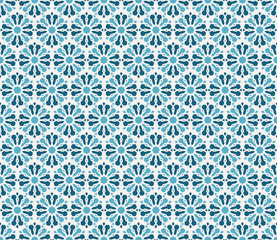 Vector Hexagonal Geometric Pattern