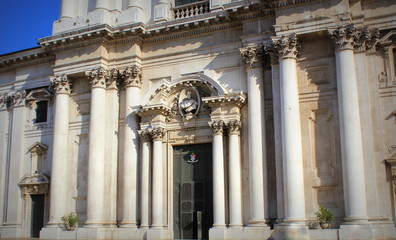 The Duomo Nuovo or New Cathedral, largest Roman Catholic church in Brescia, Italy