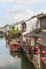 Jiangnan Water Village Suzhou Ancient Town Street