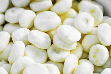 Chinese water chestnut or matai - food raw for background