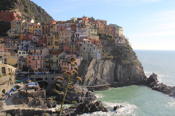 Fototapeta na wymiar Village perché des Cinque Terre, Italie