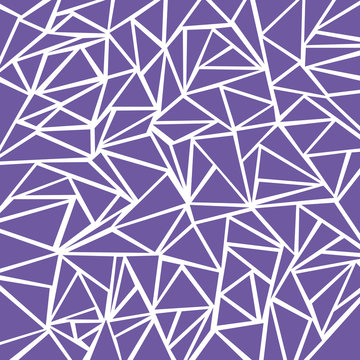 Abstract purple geometric and triangle patterns for background texture.