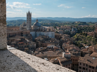 Obraz premium View of Duomo of Siena, Siena, Italy