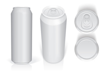 beer can easily change colors mock up vector template