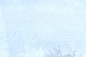 Ice surface background. Abstract winter frost pattern.