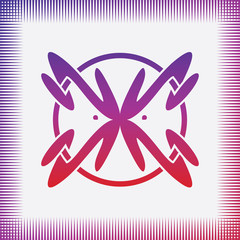 abstract design logo