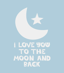 I love you to the moon and back quote