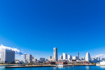 Fototapeta premium Obszar Zatoki Jokohamy