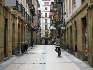 Fototapeta premium Stare miasto San Sebastian