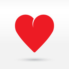Heart icon. Vector love symbol