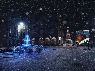 Olsztyn Zima Stare Miasto © P.Ch. Fotografia