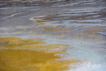 Pollution of a lake with contaminated water from a copper mine
