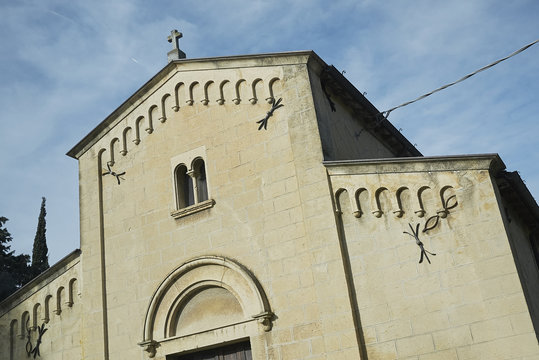 Predappio, Italy - December 22, 2017 : 'Rocca delle Camminate' church