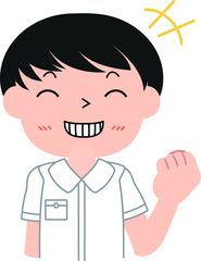 7_Men's honor student Japanese laugh.eps